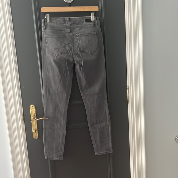 Paige denim. Verdugo ankle pants, dark wash. Grey wash denim jeans, size 28. - Picture 5 of 9